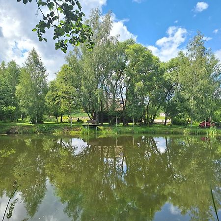 Villa Akmeninis Bebras Zemaiteliai Exterior foto