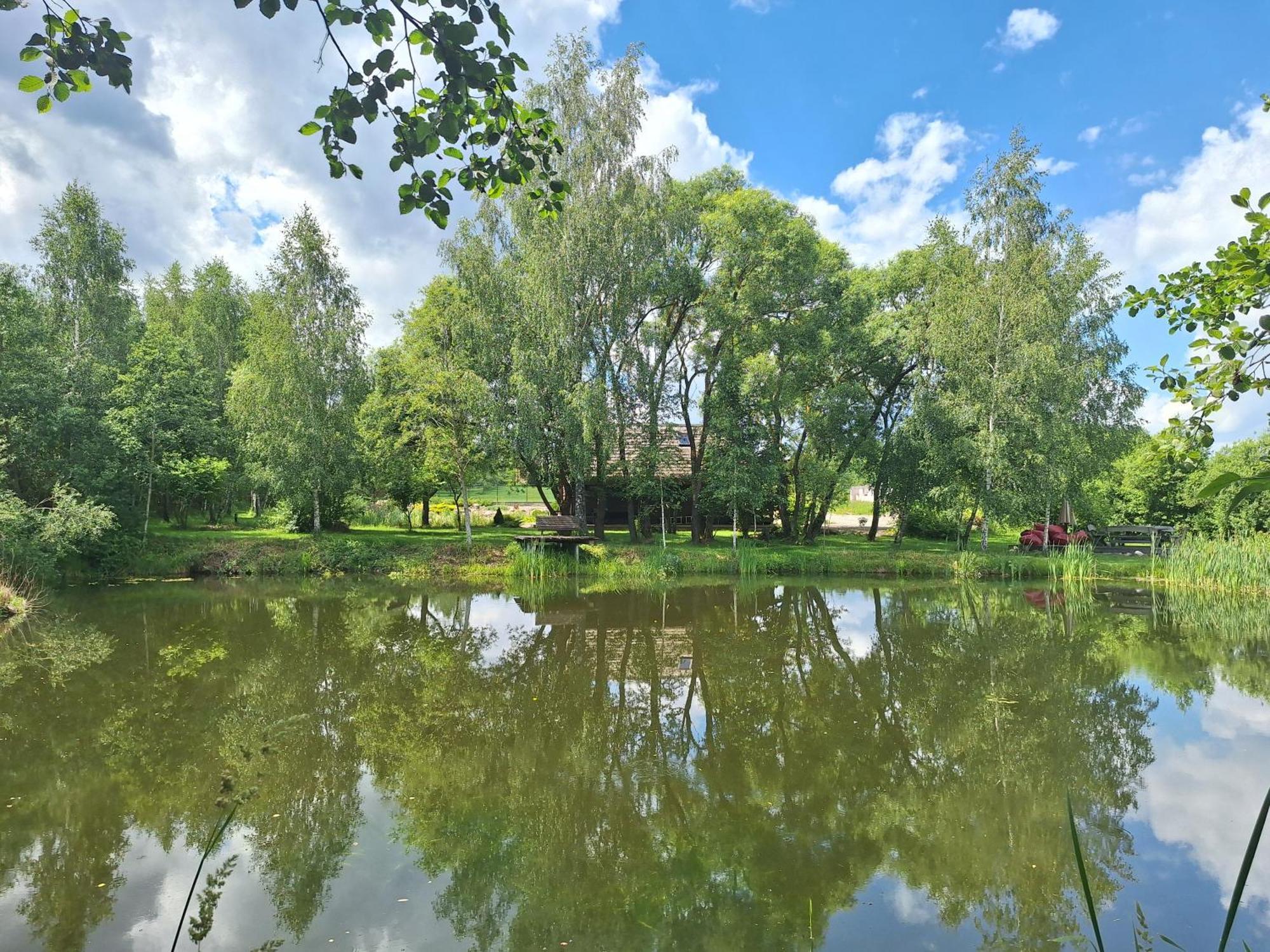 Villa Akmeninis Bebras Zemaiteliai Exterior foto